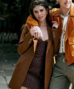 Buy Emily Bader People We Meet on Vacation Brown Coat