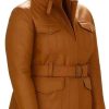 Shop On Brand with Jimmy Fallon Emily Trent Brown Jacket