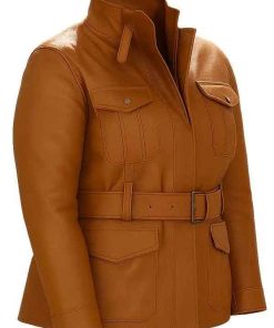Shop On Brand with Jimmy Fallon Emily Trent Brown Jacket