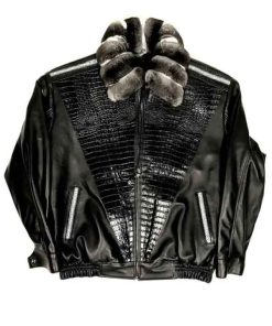 Buy Frank Sheepskin Jacket With Chinchilla Collar