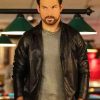 Buy Giacomo Gianniotti Wild Cards Black Leather Jacket