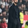 Buy Head Coach Álvaro Arbeloa Black Wool Coat