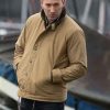 Shop David Caves Silent Witness Brown Cotton Jacket