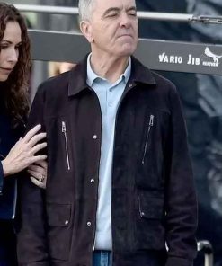 Shop James Nesbitt Run Away Black Leather Jacket