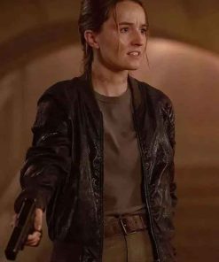 Buy Kaitlyn Dever The Last of Us Black Leather Jacket