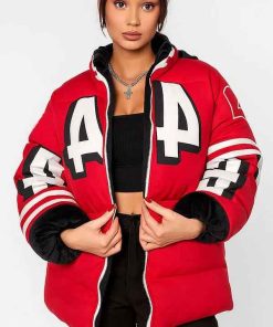Shop San Francisco 49ers Kristin Juszczyk 44 Red Jacket