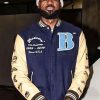 Buy LeBron James 60 Years Motown Blue and Beige Varsity Jacket