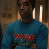 Shop Lucas Sinclair Stranger Things Blue Sweatshirt