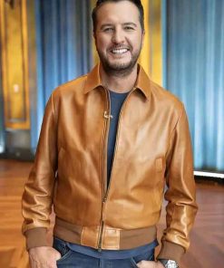 Shop Luke Bryan American Idol Brown Bomber Jacket
