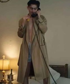 Shop Marty Supreme 2025 Timothée Chalamet Brown Coat