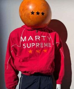 Buy Timothée Chalamet Marty Supreme Red USA Jacket
