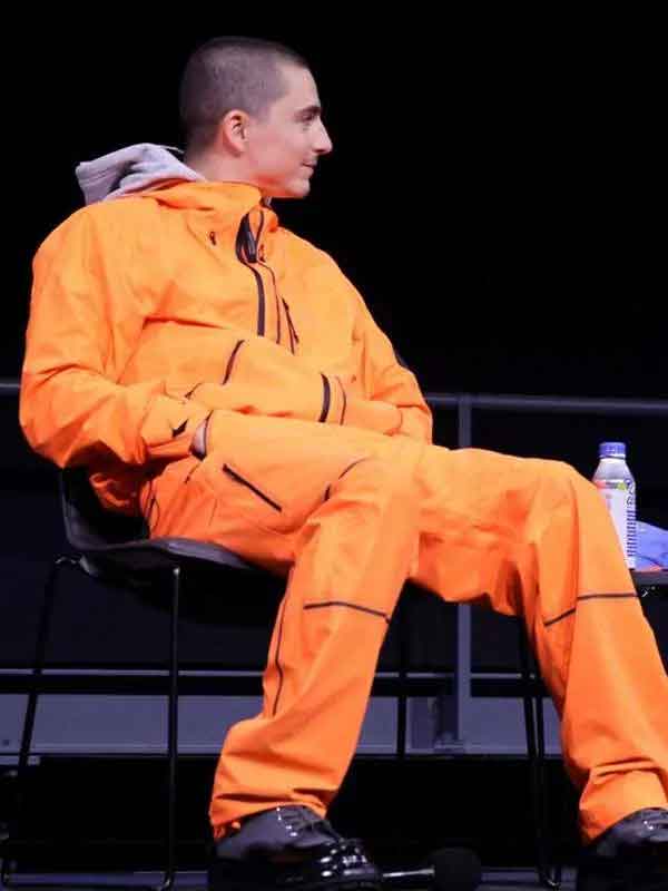 Buy Marty Supreme Timothée Chalamet Orange Tracksuit
