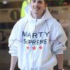 Shop Marty Supreme Timothee Chalamet White Jacket