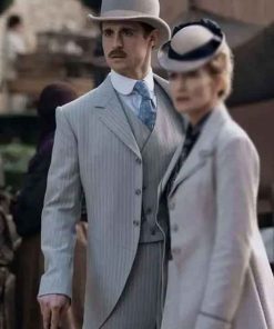 Shop Max Irons Young Sherlock Grey Blazer