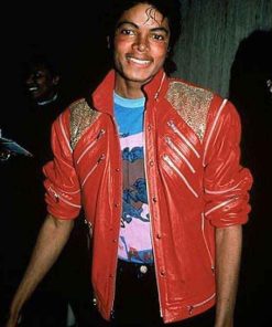 Shop Beat It Michael Jackson Leather Jacket