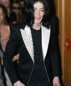 Shop Michael Jackson Payday Black Studded Blazer