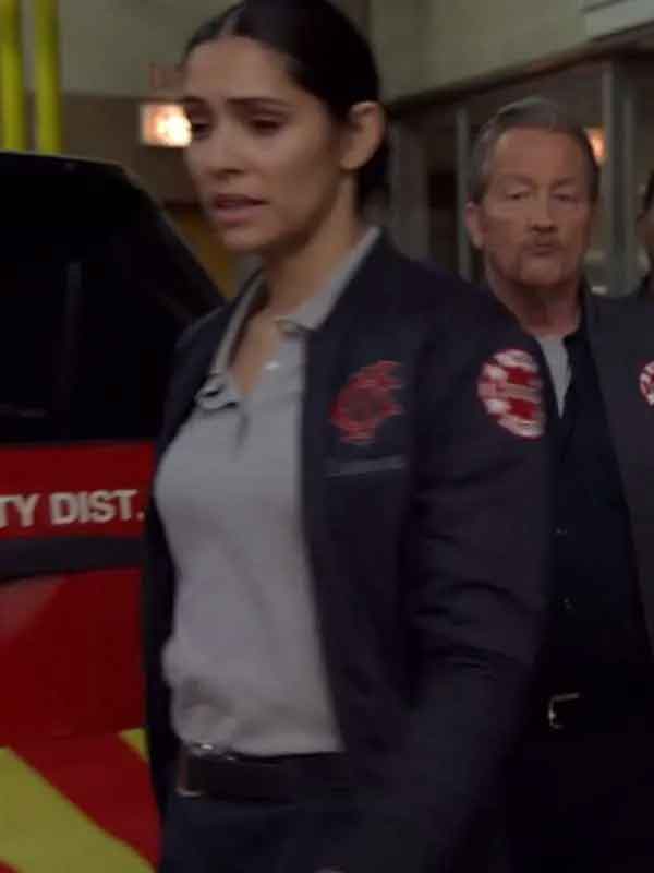 Buy Miranda Rae Mayo Chicago Fire Stella Kidd Blue Jacket