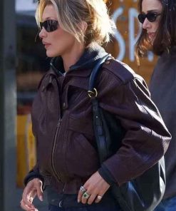 Shop NYC 2026 Bella Hadid Brown Jacket