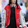 Buy Keith Haring Heart Face New York City Famke Janssen Red Jacket
