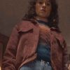 Shop Nancy Wheeler Stranger Things 2025 Natalia Dyer Brown Corduroy Jacket