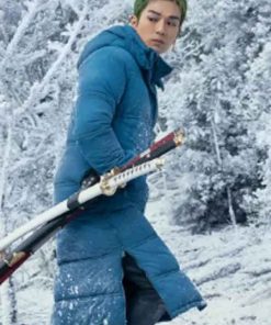 Buy One Piece S02 Roronoa Zoro Blue Puffer Coat