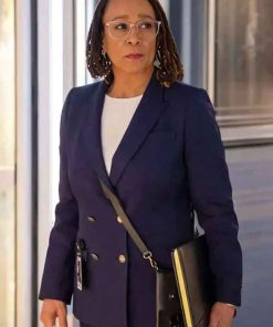 Shop S. Epatha Merkerson Chicago Med Blue Blazer