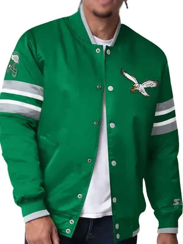 Shop Scout I Philadelphia Eagles Green Jacket