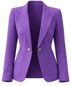 Shop Amanda Wagner Will Trent S04 Purple Blazer
