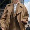 Buy Sophie Turner Steal Zara Dunne Brown Trench Coat