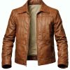 Shop The Romantic Bruno Mars Brown Leather Jacket