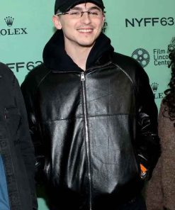 Buy Timothee Chalamet NYFF63 Leather Jacket