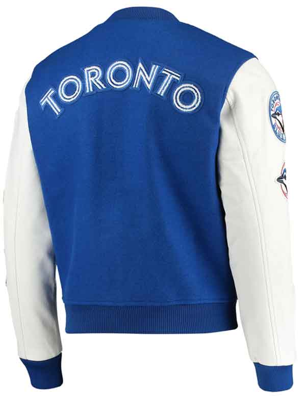 Buy Toronto Blue Jays Blue and White Jacket