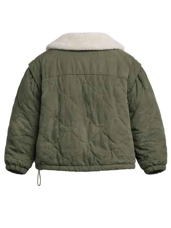 Shop Under Salt Marsh Kelly Reilly Green Hooded Jacket