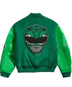 Buy Power Rangers Green Varsity Jacket