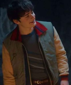 Shop Will Byers TV Series Stranger Things Noah Schnapp Green Cotton Vest
