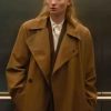 Shop Sophie Turner Steal Zara Dunne Cotton Trench Coat