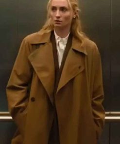 Shop Sophie Turner Steal Zara Dunne Cotton Trench Coat