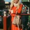 Shop Gia Skova Street Style 2026 Orange Coat