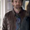 Shop Adam Rowland Home and Away Brown Leather Jacket