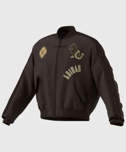 Shop Chinese New Year Brown Bomber Jacket