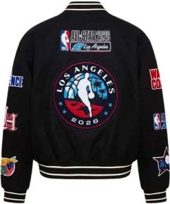 Shop All Star Los Angeles Black Varsity Jacket