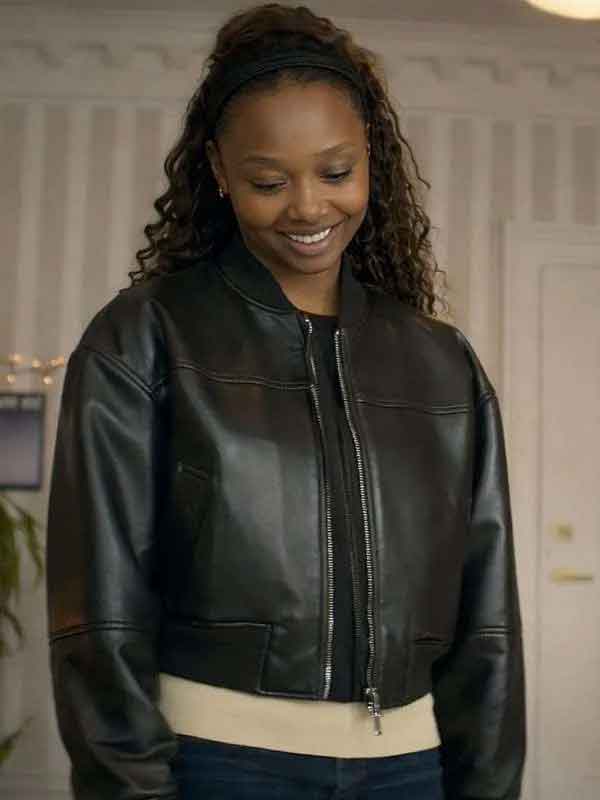 Shop Brilliant Minds S02 Ericka Kinney Leather Jacket