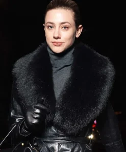 Shop Buy Street-Style-Lili-Reinhart-Black-Trench-Coat
