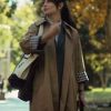 Buy Charly Clive Rooster Katie Brown Cotton Trench Coat