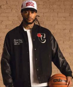 Buy Derrick Rose Retirement Chicago Bulls Varsity Jacket