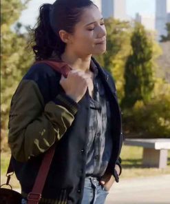 Shop Chicago Fire S14 Violet Mikami Varsity Jacket