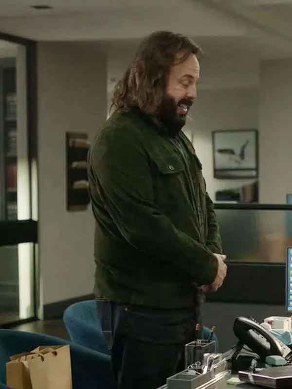 Shop Cisco Wojciechowski The Lincoln Lawyer Green Suede Jacket