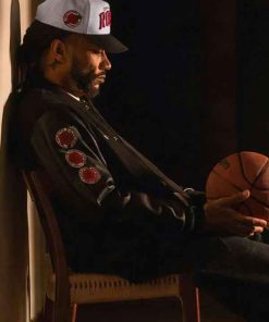Shop Derrick Rose Retirement Black Varsity Jacket