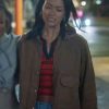 Shop The Lincoln Lawyer S04 Gigi Zumbado Brown Jacket
