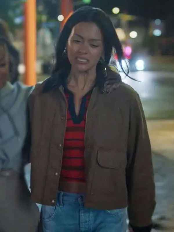 Shop The Lincoln Lawyer S04 Gigi Zumbado Brown Jacket